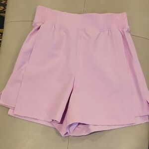 Lululemon athletica Light Pink High Waist Shorts